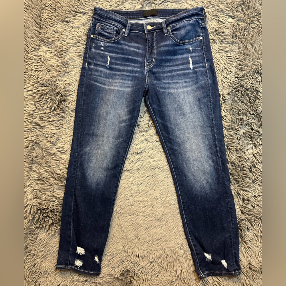 Buckle Black Girlfriend High Rise Stretch Jean Size 28